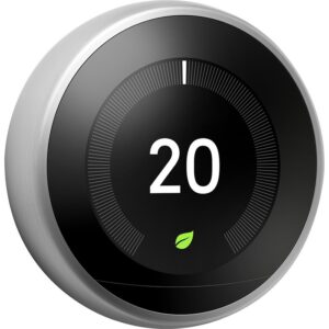 Google Nest Smart Learning Thermostat Stainless T3028GB